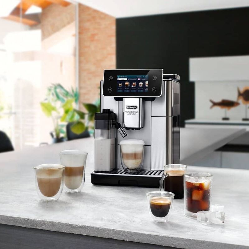 Macchina automatica per caffè PrimaDonna Aromatic ECAM630.55.SM Argento 19bar