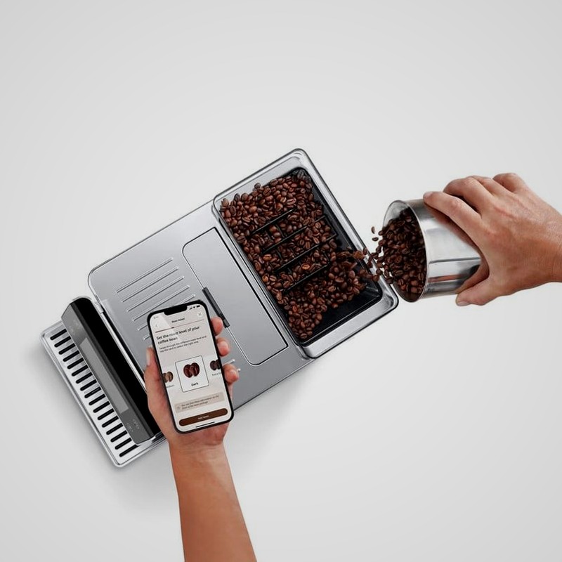 Macchina automatica per caffè PrimaDonna Aromatic ECAM630.55.SM Argento 19bar