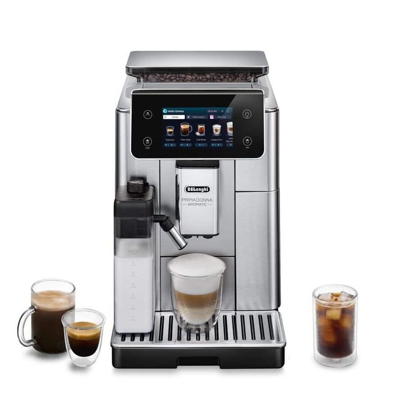 Macchina automatica per caffè PrimaDonna Aromatic ECAM630.55.SM Argento 19bar
