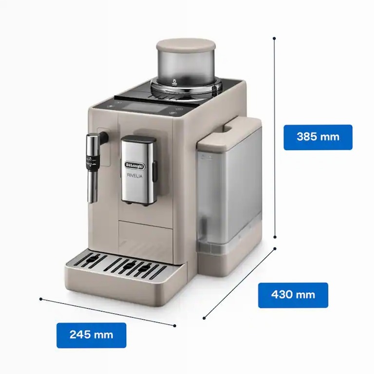 Macchina automatica per caffè Rivelia EXAM440.35.BG Beige 19bar Chicchi