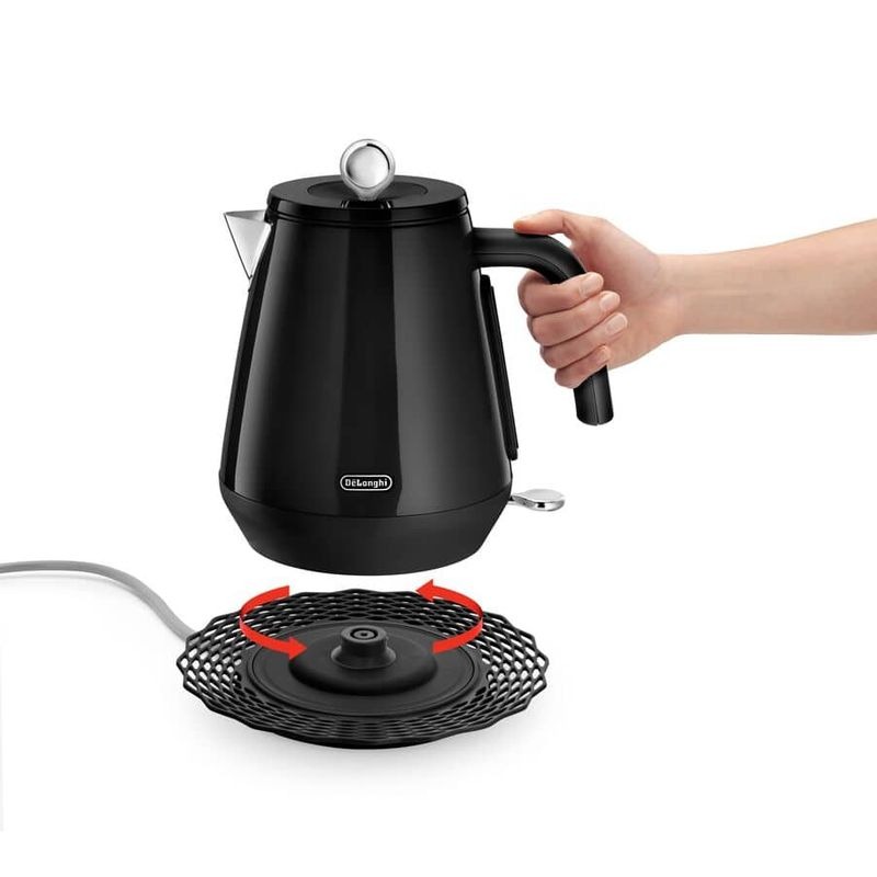 Bollitore Eclettica KBY2001.BK - De'Longhi Nero
