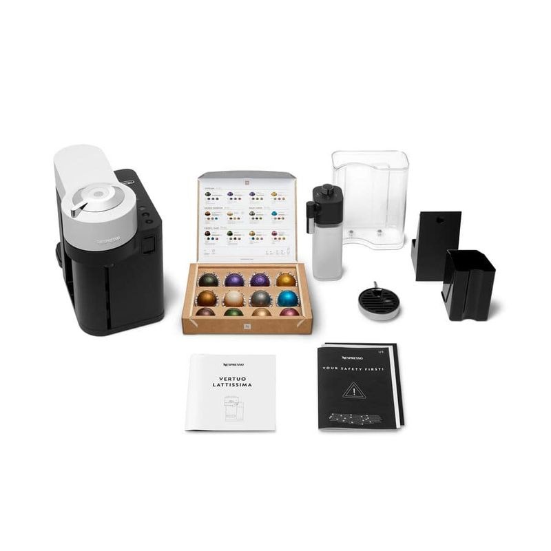 Macchina da caffè Nespresso Vertuo Lattissima ENV300.W Bianco