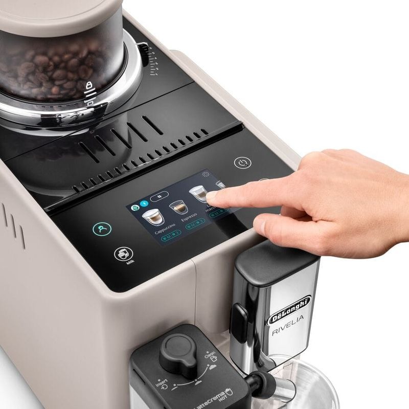 Macchina automatica per caffè Rivelia EXAM440.55.BG Beige 19bar Chicchi