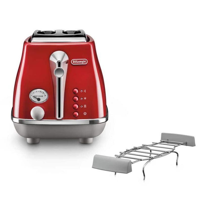 Tostapane Icona Capitals CTOC2103.R - De'Longhi 2 Rosso