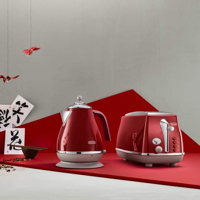 Tostapane Icona Capitals CTOC2103.R - De'Longhi 2 Rosso