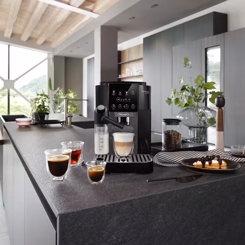 Macchina Automatica per Caffè Magnifica Start ECAM222.60.BG Nero 15bar Chicchi
