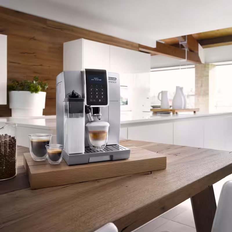 Macchina automatica per caffè Dinamica ECAM350.75.S Argento 15bar Chicchi