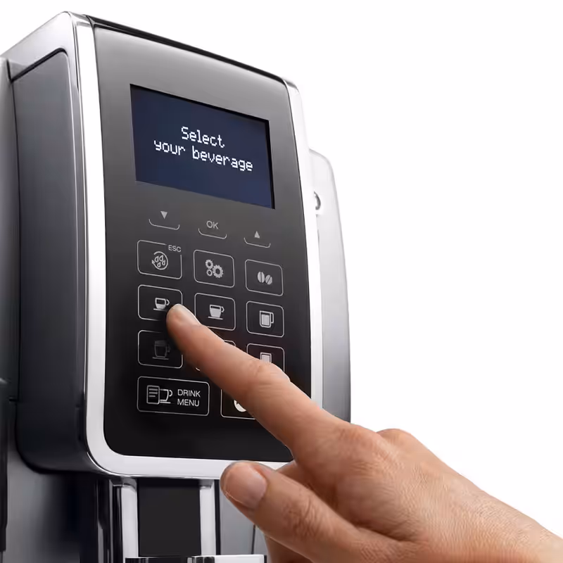 Macchina automatica per caffè Dinamica ECAM350.75.S Argento 15bar Chicchi