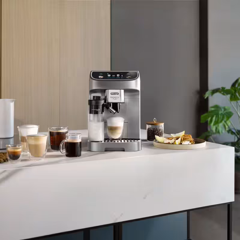 Macchina automatica per caffè Magnifica Plus ECAM322.70.SB Argento 15bar Chicchi