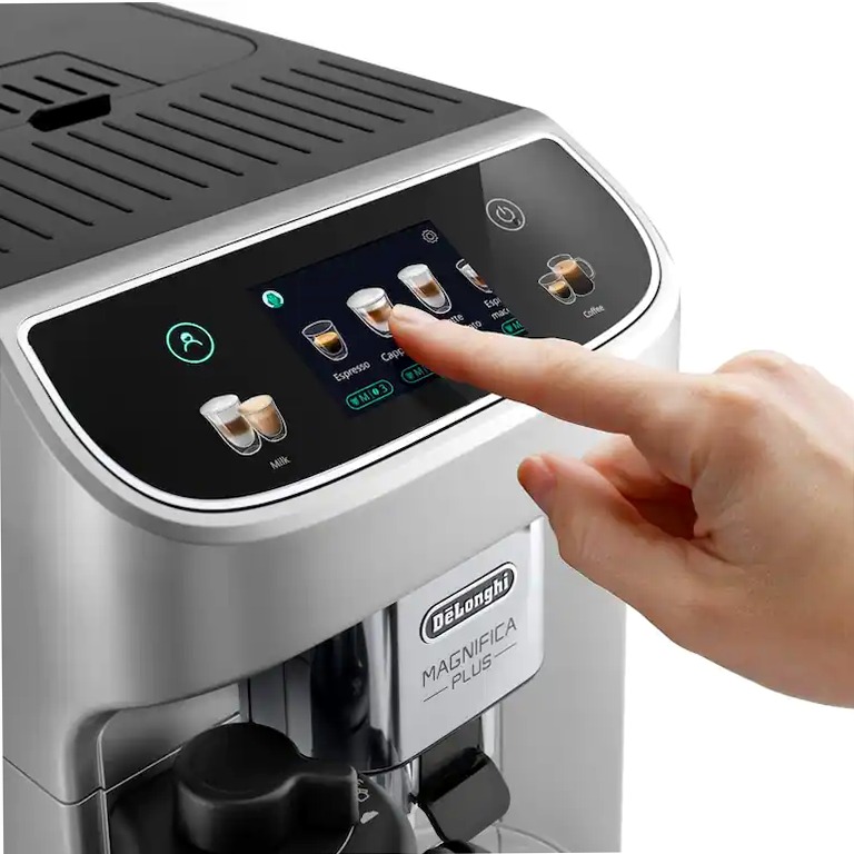 Macchina automatica per caffè Magnifica Plus ECAM322.70.SB Argento 15bar Chicchi