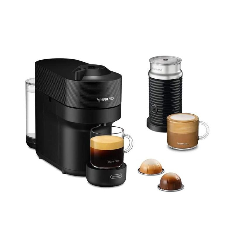 Nespresso Vertuo Pop ENV90.BAE - Macchina per Caffè Sostenibile e Intelligente Nero