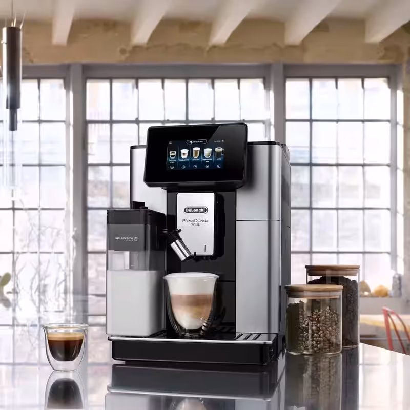 Macchina automatica per caffè PrimaDonna Soul ECAM612.55.SB Argento 19bar Chicchi