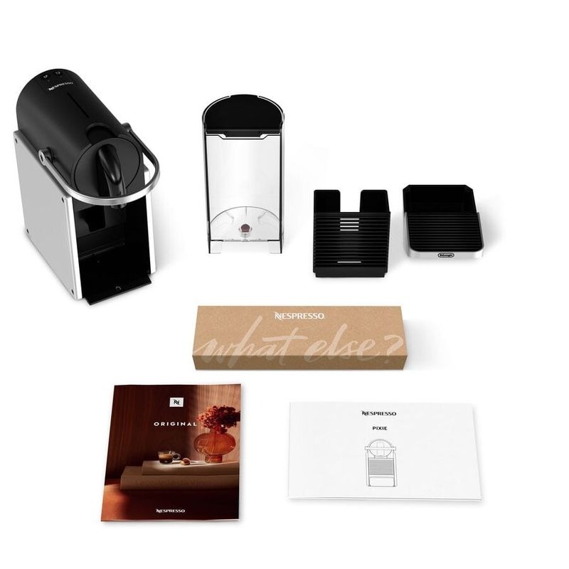EN127.S Pixie Nespresso coffee machine Argento 19bar