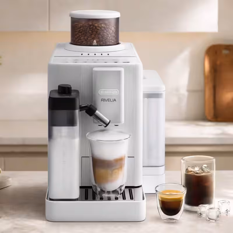 Macchina automatica per caffè Rivelia Start EXAM420.55.WXL Bianco 15bar