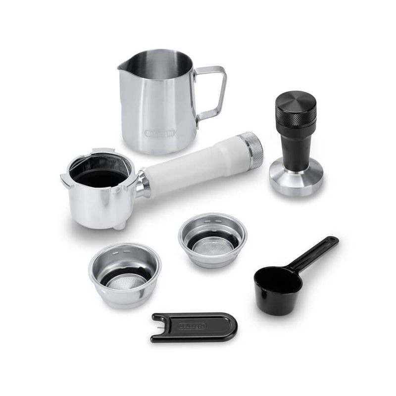 Macchina da caffè manuale Dedica Duo EC890.WI Bianco 15bar