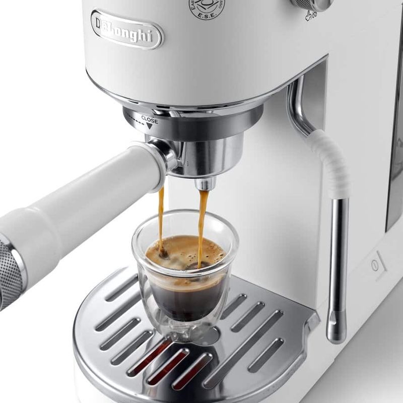 Macchina da caffè manuale Dedica Duo EC890.WI Bianco 15bar