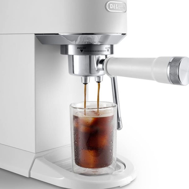 Macchina da caffè manuale Dedica Duo EC890.WI Bianco 15bar
