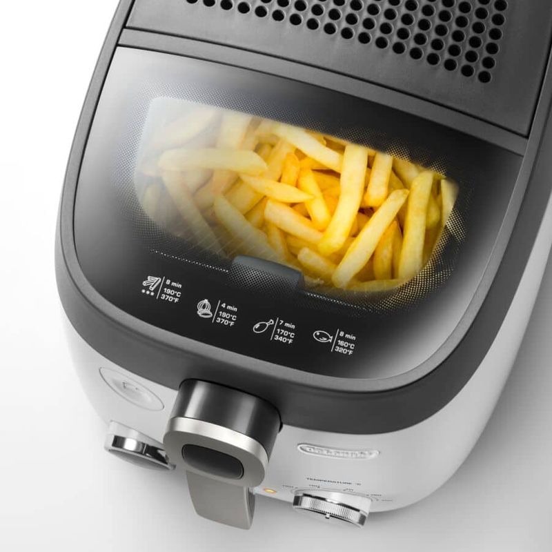 Friggitrice tradizionale FS6067 De'Longhi Bianco 1.5lt