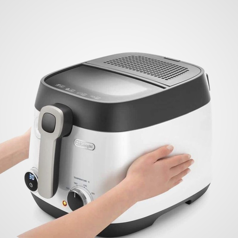 Friggitrice tradizionale FS6067 De'Longhi Bianco 1.5lt