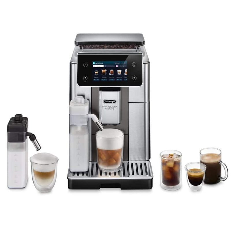 PrimaDonna Aromatic ECAM630.75.TM - Macchina per caffè in chicchi Titanio 19bar