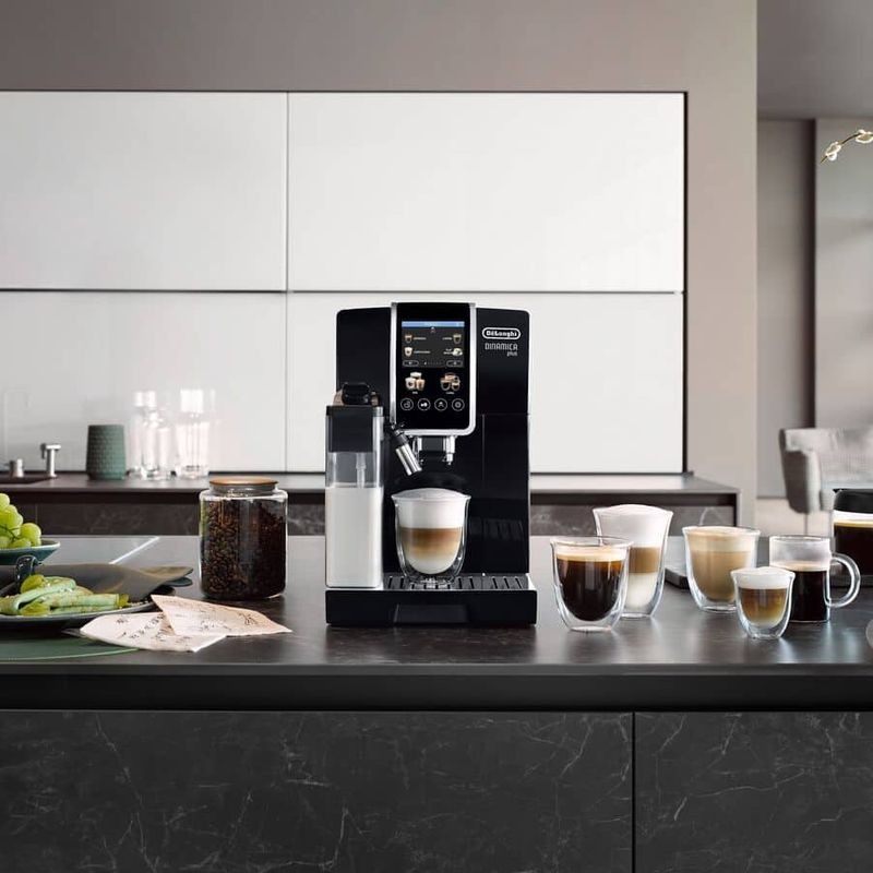 Macchina automatica per caffè Dinamica Plus ECAM382.70.B Nero 15bar Chicchi