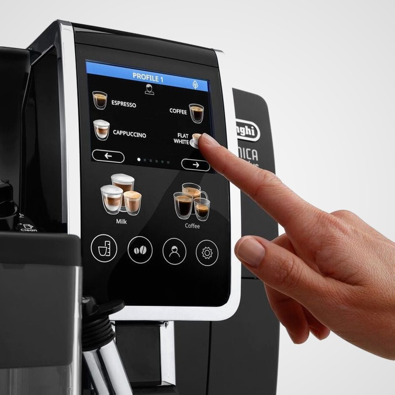 Macchina automatica per caffè Dinamica Plus ECAM382.70.B Nero 15bar Chicchi