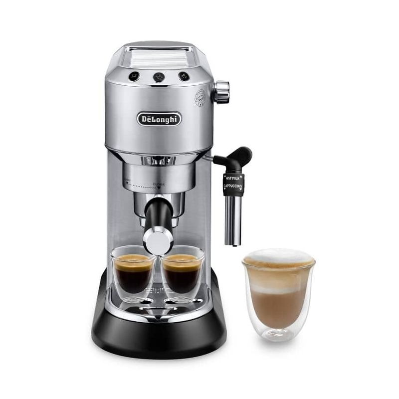 Macchina da caffè espresso manuale ECKG6821.M e macinacaffè elettrico Argento 15bar