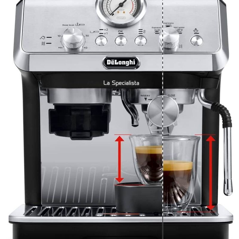 La Specialista Arte EC9155.MB - Macchina da Caffè Espresso Manuale Nero 15bar
