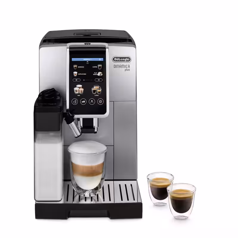 Macchina automatica per caffè Dinamica Plus ECAM380.85.SB Argento 15bar Chicchi