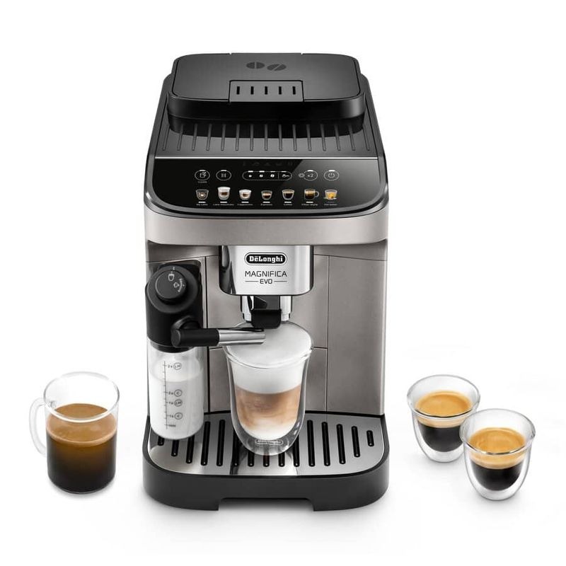 Macchina automatica per caffè Magnifica Evo ECAM290.81.TB EX:1 Titanio 15bar Chicchi