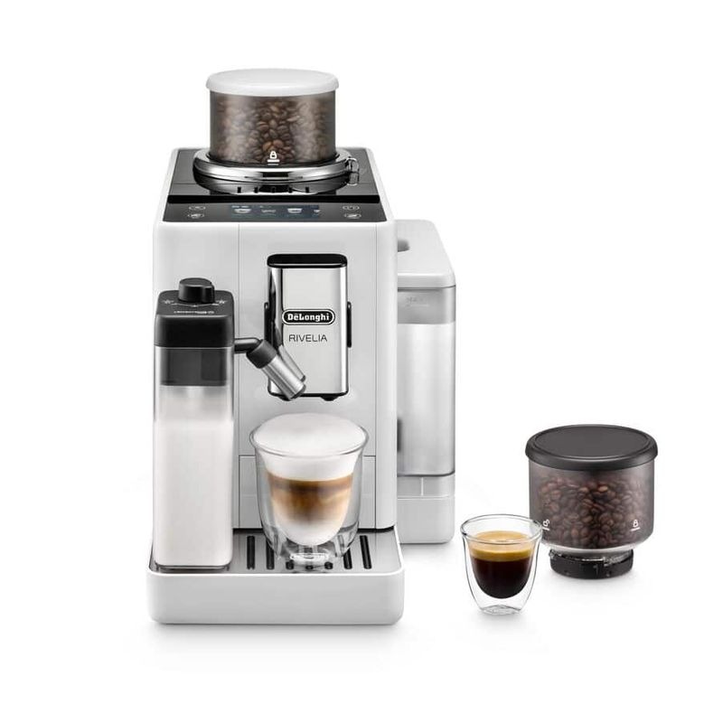 Macchina automatica per caffè Rivelia EXAM440.55.W Bianco 19bar Chicchi