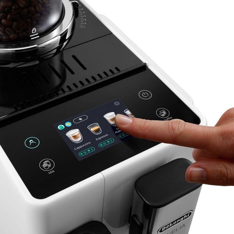 Macchina automatica per caffè Rivelia EXAM440.55.W Bianco 19bar Chicchi