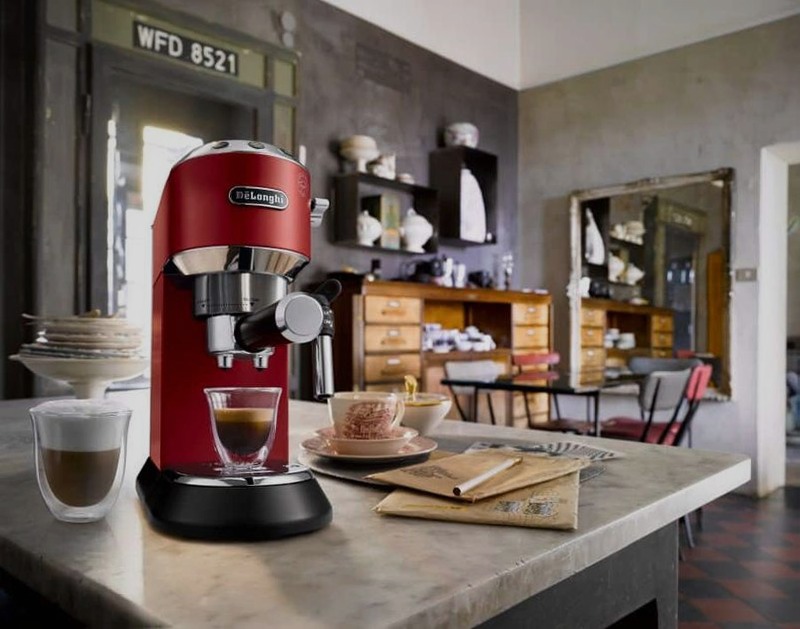 Macchina da caffè manuale Dedica Maestro EC685.R Rosso 15bar