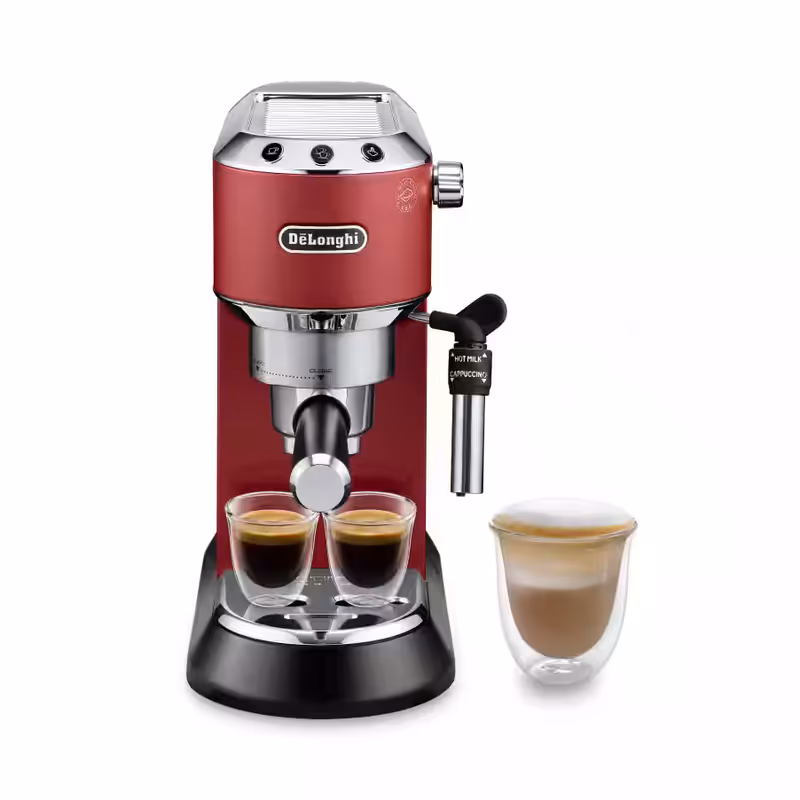 Macchina da caffè manuale Dedica Maestro EC685.R Rosso 15bar