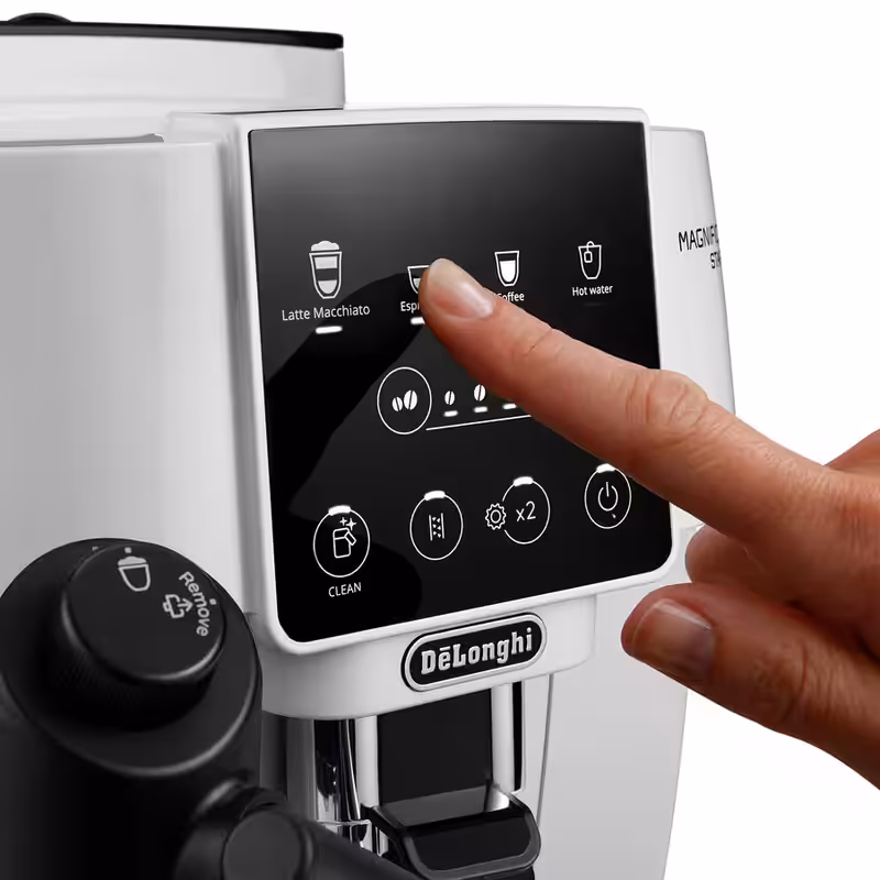 Macchina Automatica per Caffè in Chicchi Magnifica Start ECAM220.61.W Bianco 15bar