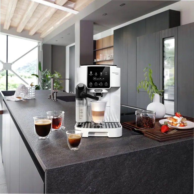 Macchina Automatica per Caffè in Chicchi Magnifica Start ECAM220.61.W Bianco 15bar