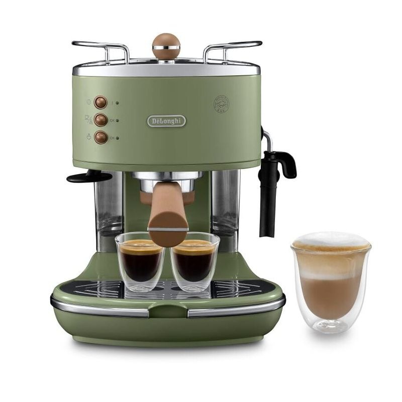 Macchina da caffè espresso manuale Icon Vintage ECOV311.GR Verde 15bar