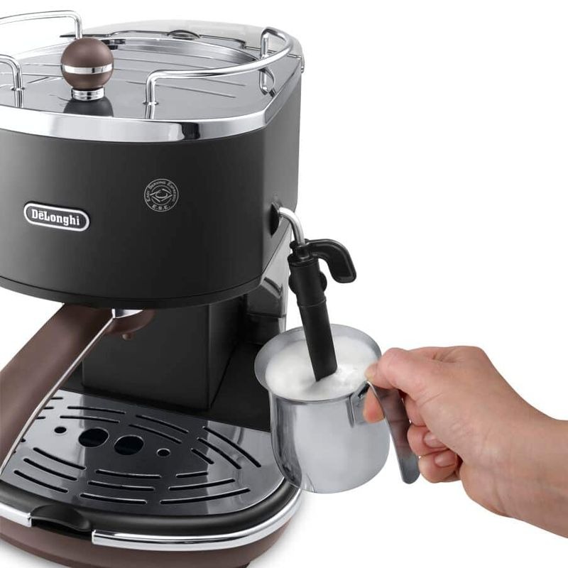 Macchina da caffè espresso manuale Icon Vintage ECOV311.BK Nero 15bar