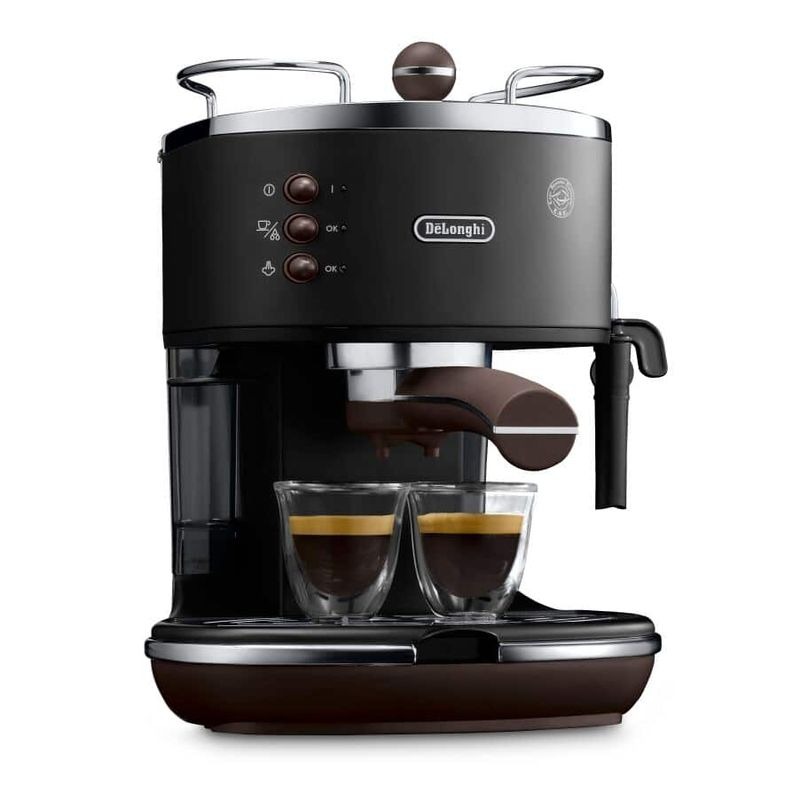 Macchina da caffè espresso manuale Icon Vintage ECOV311.BK Nero 15bar