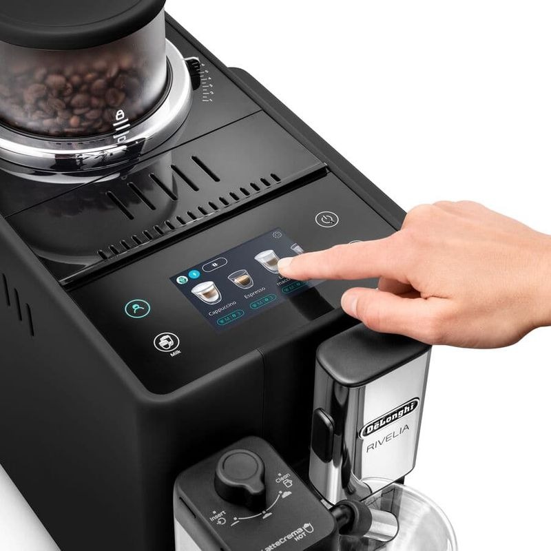 Macchina automatica per caffè in chicchi EXAM440.55.B Nero 19bar