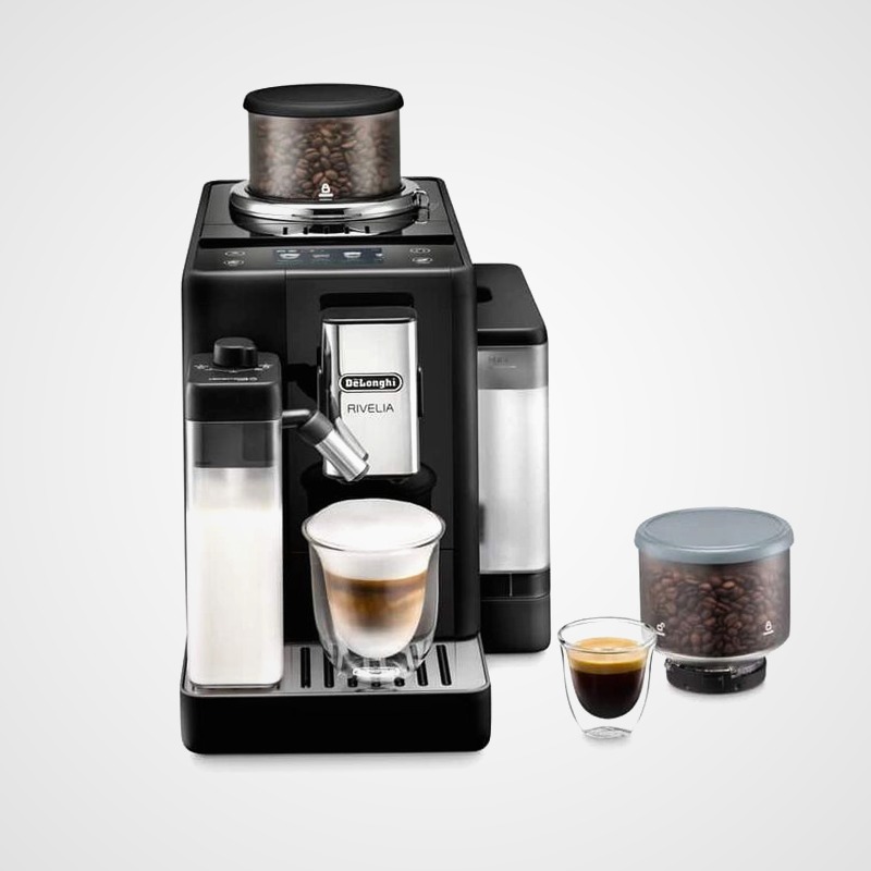 Macchina automatica per caffè in chicchi EXAM440.55.B Nero 19bar