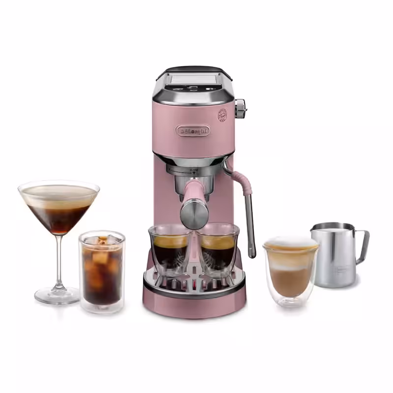 Macchina da caffè manuale Dedica Duo EC890.PK Oro 15bar