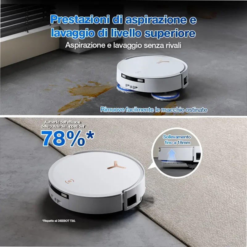 DEEBOT T50 MAX PRO OMNI Gen2 Bianco