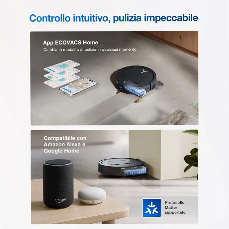DEEBOT T80 OMNI Nero 63.6w