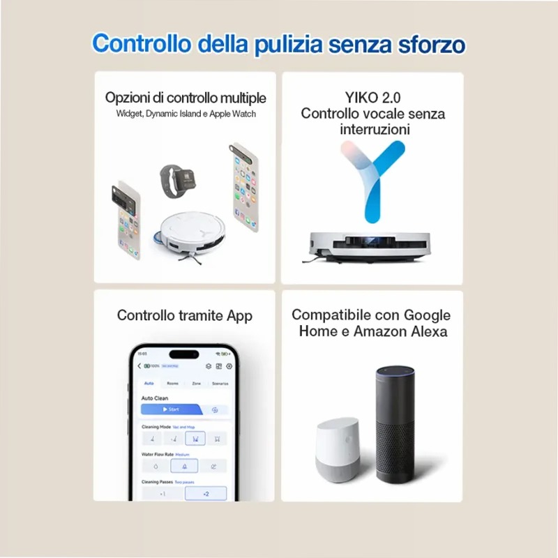 DEEBOT T50 OMNI Gen2 Bianco