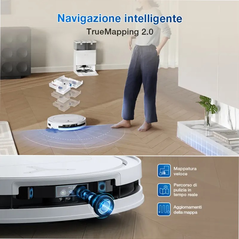 DEEBOT T50 OMNI Gen2 Bianco