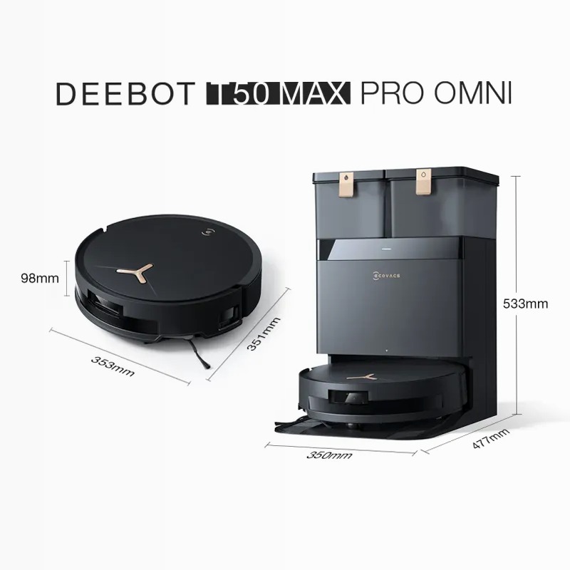 DEEBOT T50 MAX PRO OMNI Nero