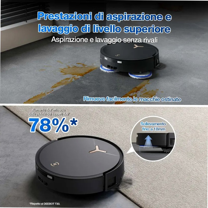 DEEBOT T50 MAX PRO OMNI Nero