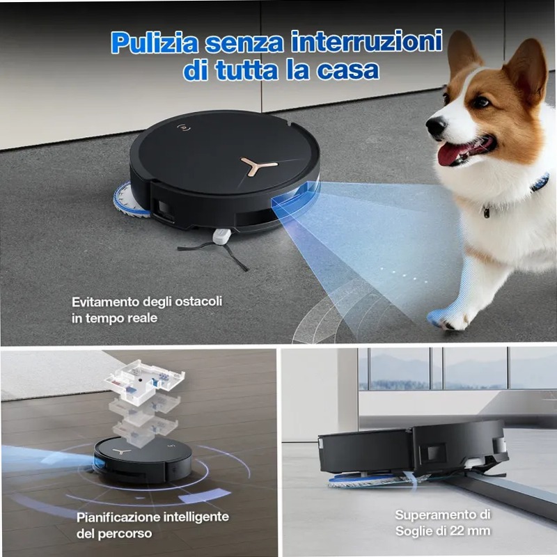 DEEBOT T50 MAX PRO OMNI Nero