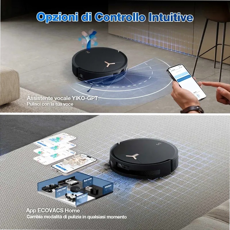DEEBOT T50 MAX PRO OMNI Nero